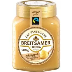 Breitsamer Fairtrade Imkergold Honig Cremig 500G