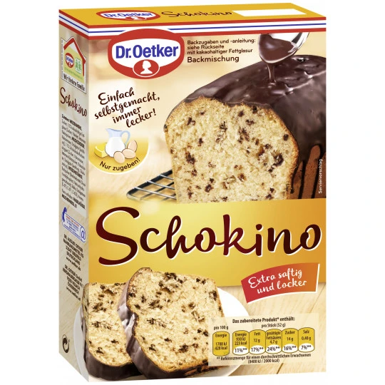 Dr. Oetker Schokino-Kuchen 495G 3 Dr. Oetker Schokino-Kuchen 495G