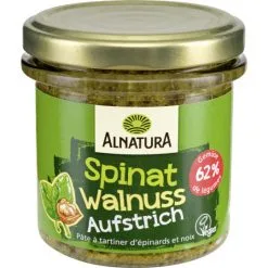Alnatura Bio Brotaufstrich Spinat Walnuss 135G
