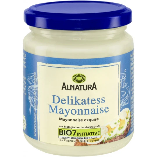 Alnatura Bio Delikatess Mayonnaise 250ML 3 Alnatura Bio Delikatess Mayonnaise 250ML