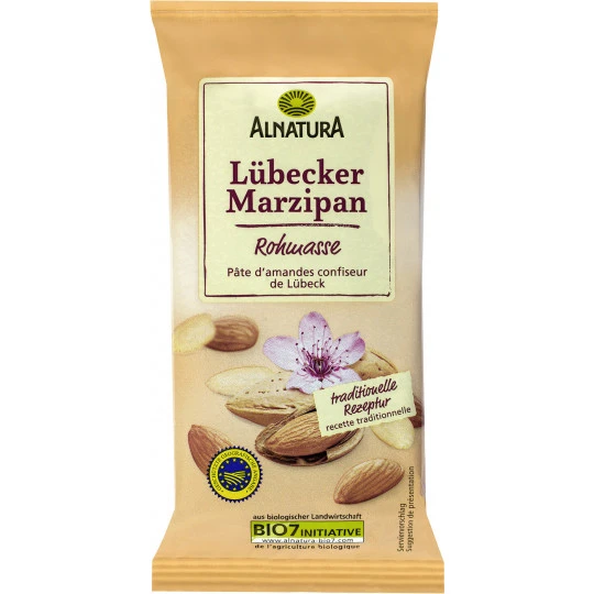Alnatura Bio Lübecker Marzipan Rohmasse 200G 3 Alnatura Bio Lübecker Marzipan Rohmasse 200G