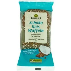 Alnatura Bio Schoko Reis Waffeln Vollmilch Cocos 100G