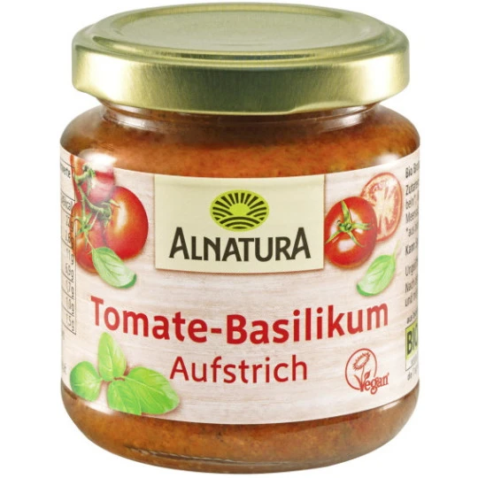 Alnatura Bio Tomate-Basilikum Aufstrich 110G 3 Alnatura Bio Tomate-Basilikum Aufstrich 110G