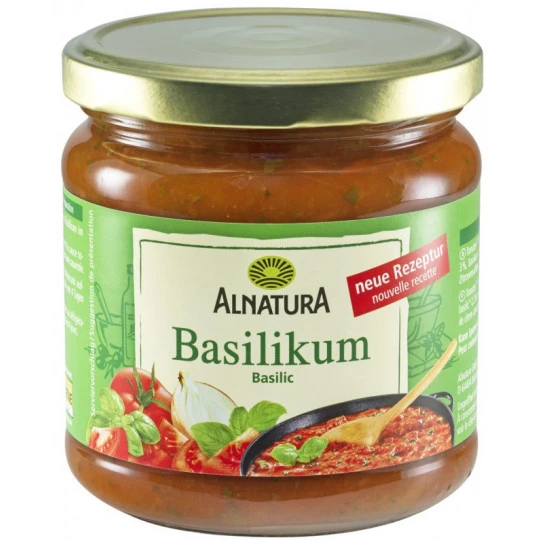 Alnatura Bio Tomatensauce Basilikum 350ML 3 Alnatura Bio Tomatensauce Basilikum 350ML