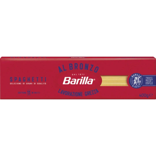 Barilla Spaghetti Al Bronzo 400G 3 Barilla Spaghetti Al Bronzo 400G