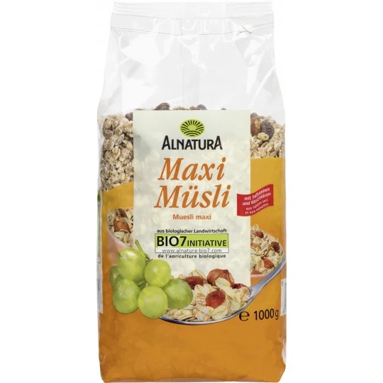 Alnatura Bio Maxi Müsli 1KG 3 Alnatura Bio Maxi Müsli 1KG