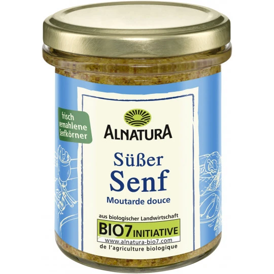 Alnatura Bio Süßer Senf 190G 3 Alnatura Bio Süßer Senf 190G