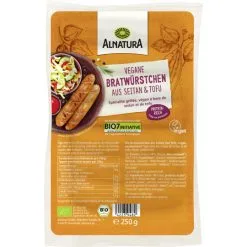 Bio Alnatura Vegetarische Bratwürstchen 250G