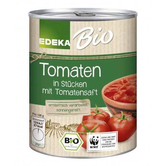 EDEKA Bio Tomaten In Stücken 400G 3 EDEKA Bio Tomaten In Stücken 400G