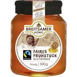 Breitsamer Fairtrade Imkergold Honig 500G