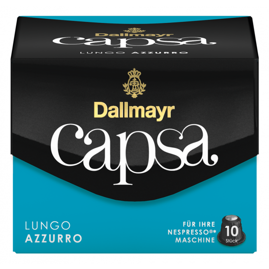 Dallmayr Capsa Lungo Azzurro Intensität 8 Kaffeekapseln 10ST 56G 3 Dallmayr Capsa Lungo Azzurro Intensität 8 Kaffeekapseln 10ST 56G