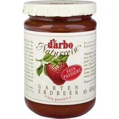 Darbo Konfitüre Naturrein Erdbeer Fein Passiert 450 G
