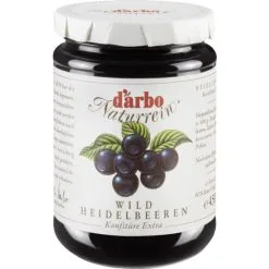 Darbo Konfitüre Naturrein Tiroler Heidelbeer 450G