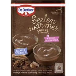 Dr. Oetker Seelenwärmer Gourmet Cremepudding Vollmilch Schokolade 90G
