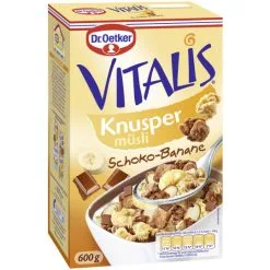 Dr. Oetker Vitalis Knusper Schoko-Banane 600G