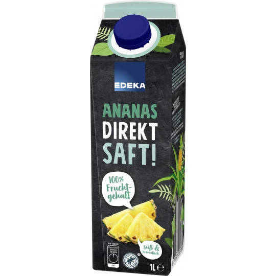 EDEKA Ananas Direktsaft 1L 3 EDEKA Ananas Direktsaft 1L