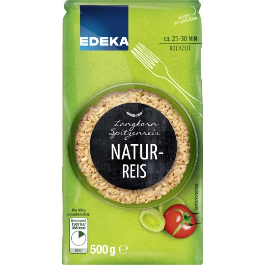 EDEKA Natur-Reis Lose 500G 3 EDEKA Natur-Reis Lose 500G