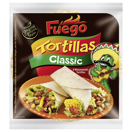 Fuego Tortilla Wraps Classic 320G 3 Fuego Tortilla Wraps Classic 320G