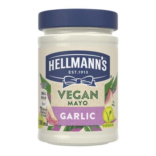 Hellmann's Vegan Mayo Garlic 270G 3 Hellmann's Vegan Mayo Garlic 270G