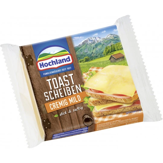 Hochland Toastscheiben Cremig Mild 200G 3 Hochland Toastscheiben Cremig Mild 200G