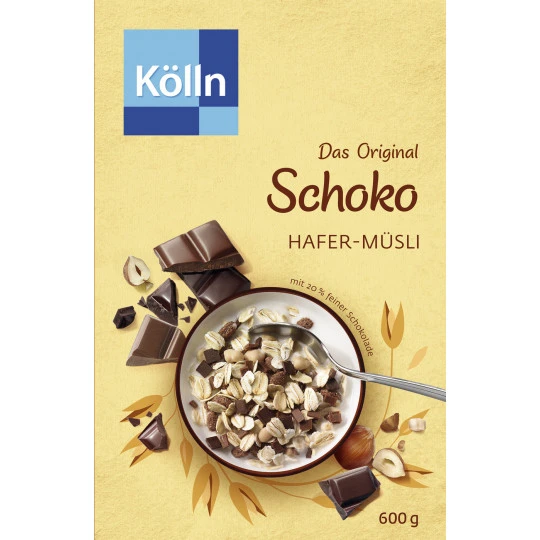 Kölln Müsli Schoko 600G 3 Kölln Müsli Schoko 600G