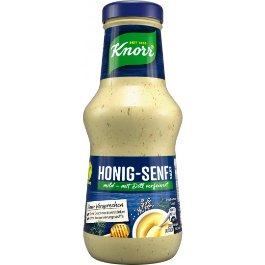 Knorr Honig-Senf Sauce 250ML 3 Knorr Honig-Senf Sauce 250ML