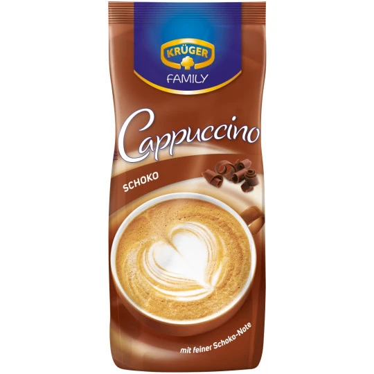 Krüger Family Cappuccino Schoko Im Nachfüllbeutel 500G 3 Krüger Family Cappuccino Schoko Im Nachfüllbeutel 500G