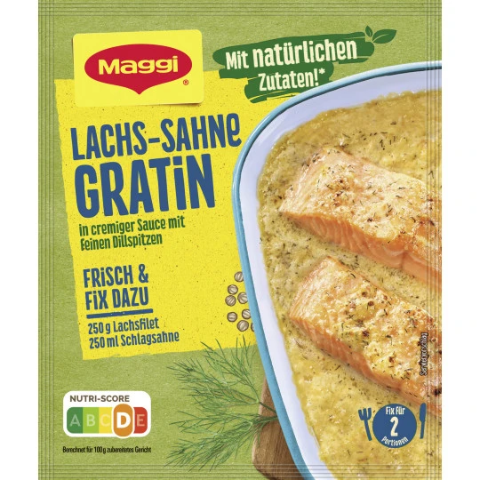 Maggi Lachs Sahne Gratin 26G 3 Maggi Lachs Sahne Gratin 26G