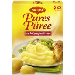 Maggi Pures Püree 100% Kartoffel-Genuss 2x 60G