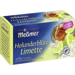 Meßmer Holunderblüte-Limette Tee 20ST 50G