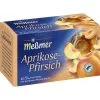 Meßmer Tee Aprikose-Pfirsich 20ST 50G -Kaffee-Tee-Laden memer tee aprikosepfirsich 20st 50g