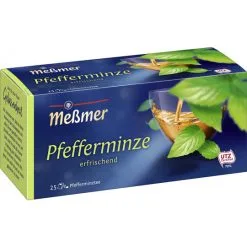 Meßmer Tee Pfefferminze Klein 25ST 56,25G