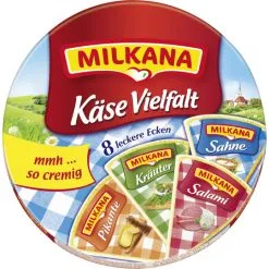 Milkana Käse Vielfalt 8ST 200G