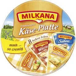 Milkana Käseplatte 8ST 200G