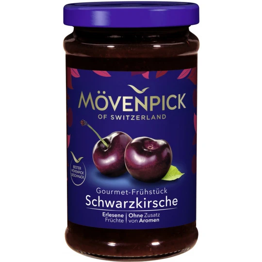 Mövenpick Gourmet-Frühstück Schwarzkirsche 250G 3 Mövenpick Gourmet-Frühstück Schwarzkirsche 250G