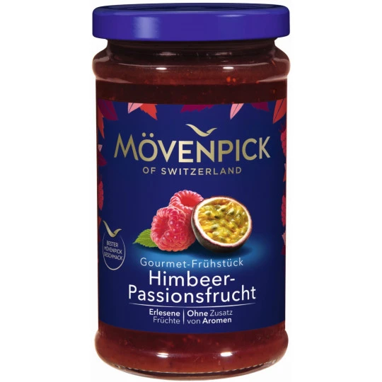 Mövenpick Gourmet-Frühstück Himbeer-Passionsfrucht 250G 3 Mövenpick Gourmet-Frühstück Himbeer-Passionsfrucht 250G
