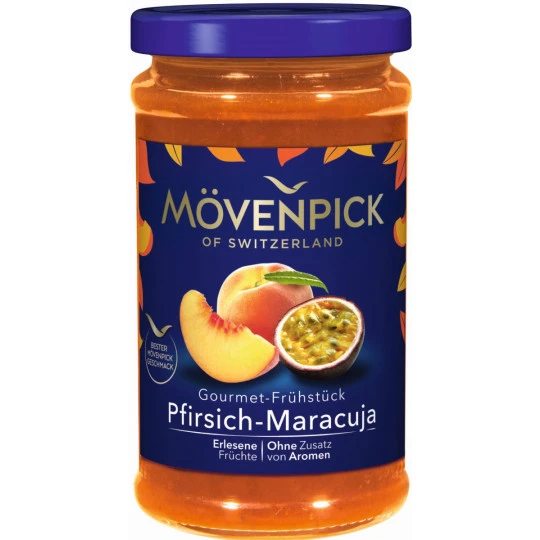 Mövenpick Gourmet-Frühstück Pfirsich-Maracuja 250G 3 Mövenpick Gourmet-Frühstück Pfirsich-Maracuja 250G