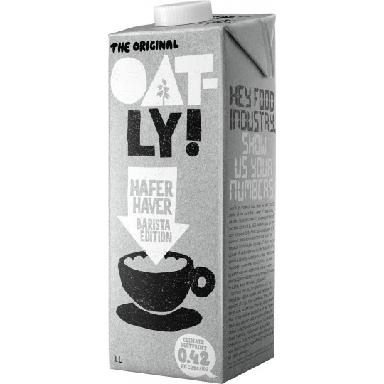 Oatly Hafer Barista Edition 1L 3 Oatly Hafer Barista Edition 1L