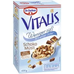 Dr. Oetker Vitalis Schoko Müsli Weniger Süß 600G
