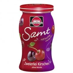 Schwartau Samt Zweierlei Kirschen 270G