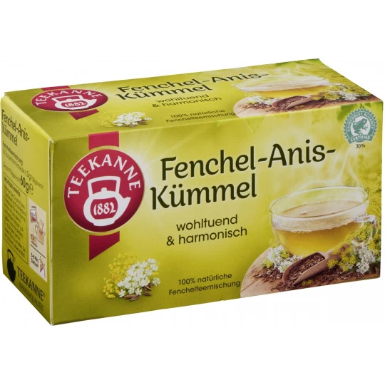 Teekanne Fenchel Anis-Kümmel 20ST 60G 3 Teekanne Fenchel Anis-Kümmel 20ST 60G