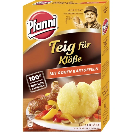 Pfanni Teig Für Klöße Mit Rohen Kartoffeln Für 12 Stück 330G 3 Pfanni Teig Für Klöße Mit Rohen Kartoffeln Für 12 Stück 330G