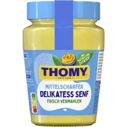 Thomy Delikatess Senf Mittelscharf Im Glas 250ML