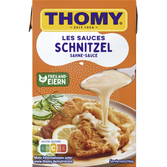 Thomy Les Sauces Schnitzel Sahne-Sauce 250ML 3 Thomy Les Sauces Schnitzel Sahne-Sauce 250ML