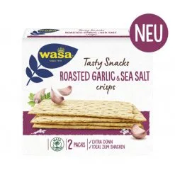Wasa Tasty Snacks Roasted Garlic & Sea Salt 190G